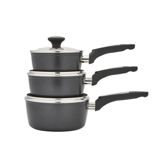 3 Piece Forged Aluminium Pan Set
