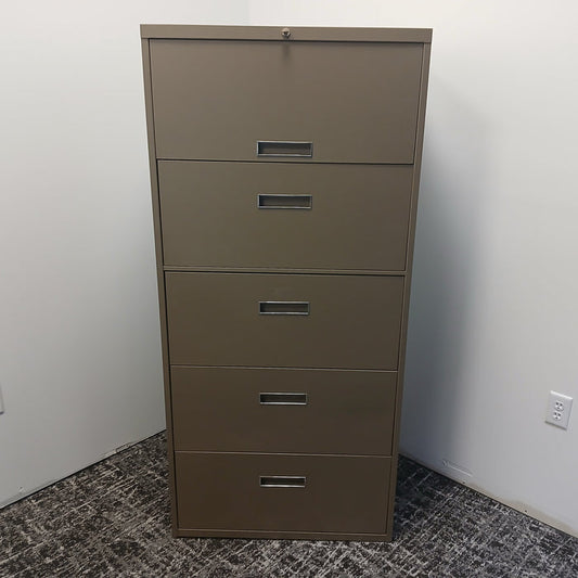 30" 5 Drawer Lateral File Cabinet