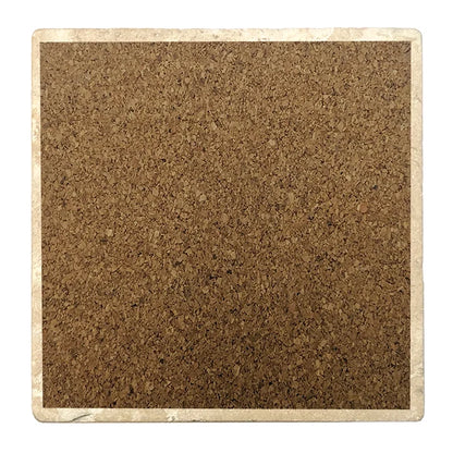 4" Absorbent Stone Christmas Drink Coasters, Its The Most Wonderful Time For A Beer, 2 Sets of 4, 8 Pieces - Christmas by Krebs Wholesale