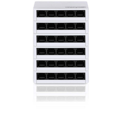 5-Port Gigabit Ethernet Desktop & Wall Mount Network Switch | 6-Pack | Plug & Play | Fanless  Image 1