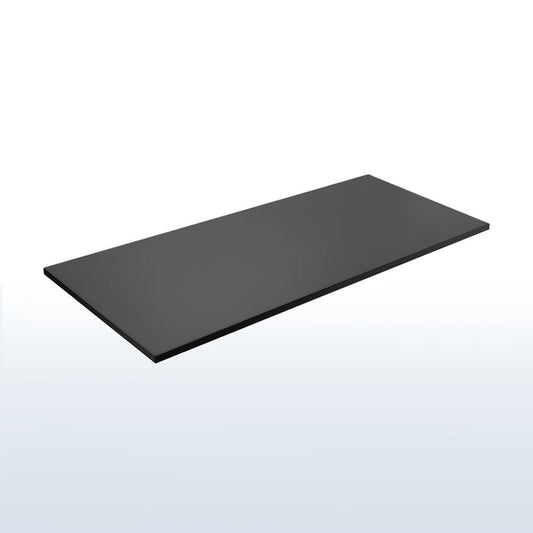 55 x 24 inch Universal Solid One-Piece Square Corner Table Top for Standard and Sit to Stand Height Adjustable Home and Office Desk Frames