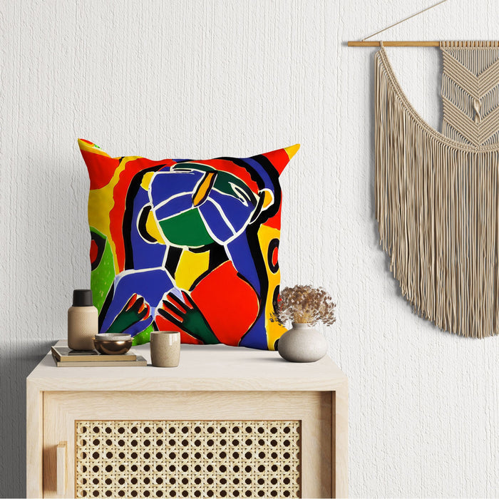 Aborigine Toss Pillow, Abstract Pillow, Art Pillow, Colorful Pillow Case, Contemporary Pillow, Large Pillow Cases, Christmas Pillow