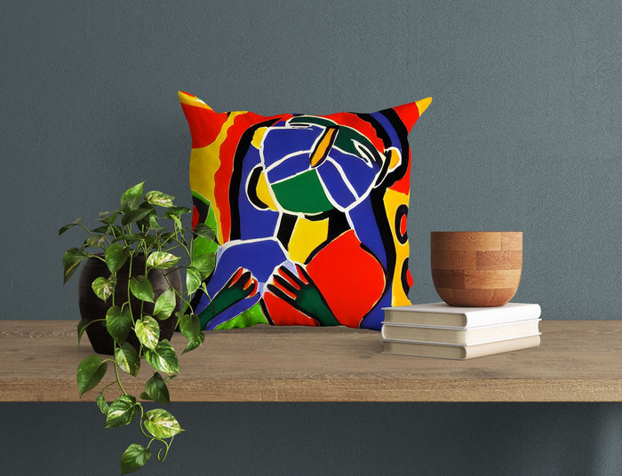 Aborigine Toss Pillow, Abstract Pillow, Art Pillow, Colorful Pillow Case, Contemporary Pillow, Large Pillow Cases, Christmas Pillow