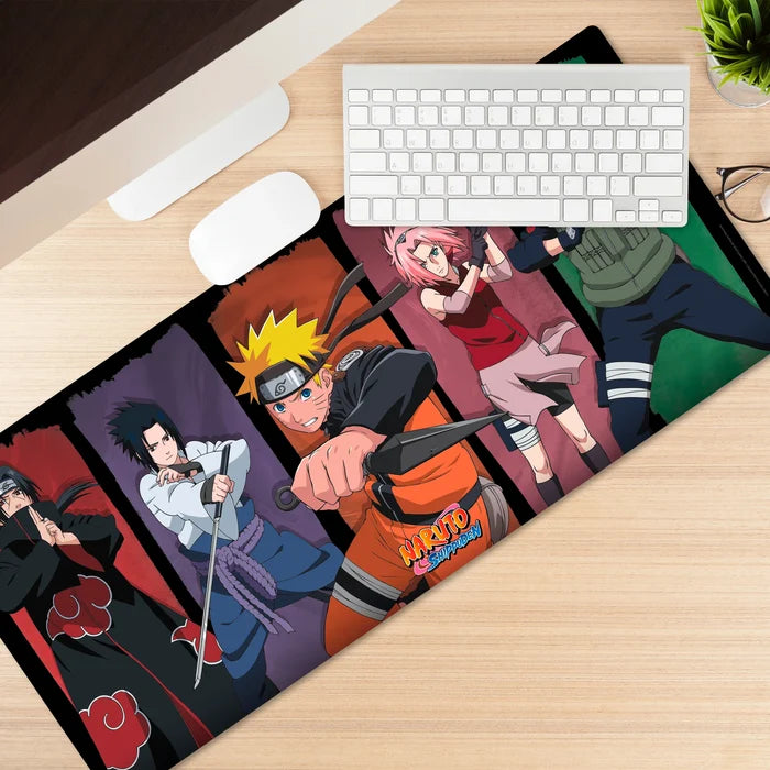 Abysse America Naruto Shippuden - Group Iconic Characters Gaming Mousepad