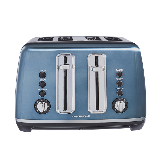 Accents 4-Slice Toaster - Blue