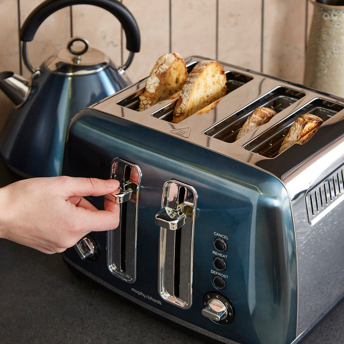 Accents 4-Slice Toaster - Blue