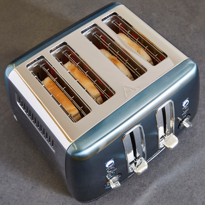Accents 4-Slice Toaster - Blue