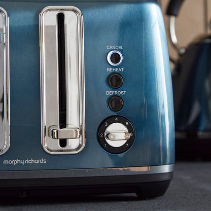 Accents 4-Slice Toaster - Blue
