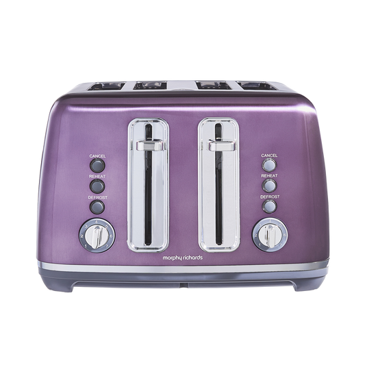 Accents 4-Slice Toaster - Purple