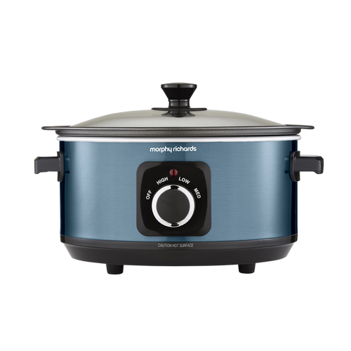 Accents Sear & Stew 3.5L Blue Slow Cooker
