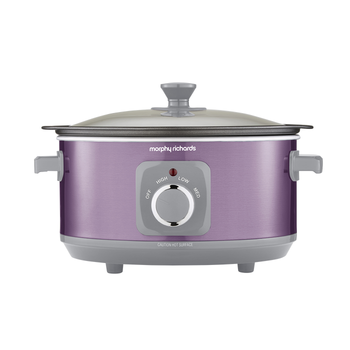 Accents Sear & Stew 3.5L Purple Slow Cooker