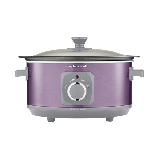 Accents Sear & Stew 3.5L Purple Slow Cooker