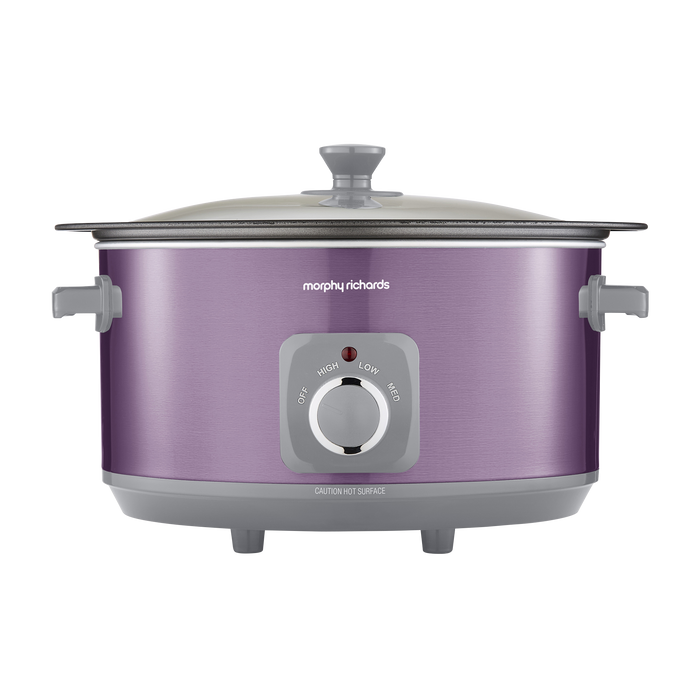 Accents Sear & Stew 6.5L Purple Slow Cooker