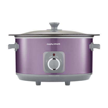 Accents Sear & Stew 6.5L Purple Slow Cooker