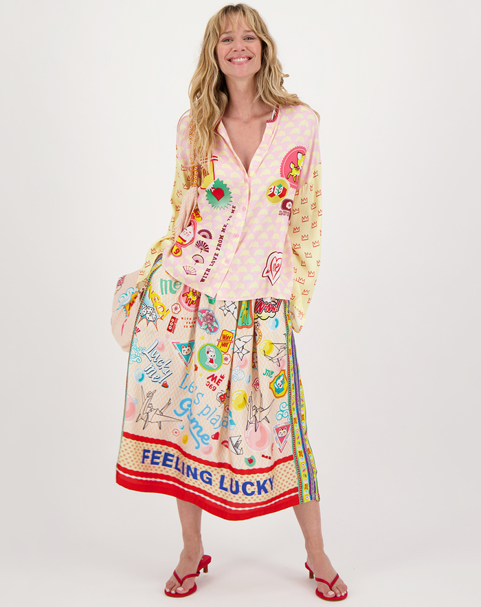 Alina Lucky Me Crew Neck Shirt