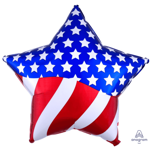 burton+burton Balloons American Flag Star Balloon