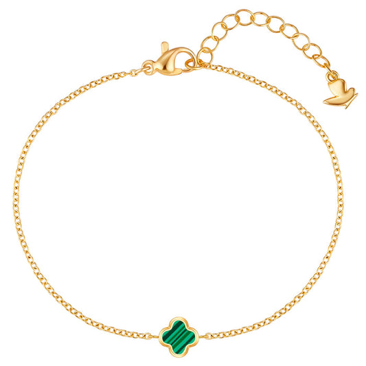 Armband Clover Malachit (synth.)