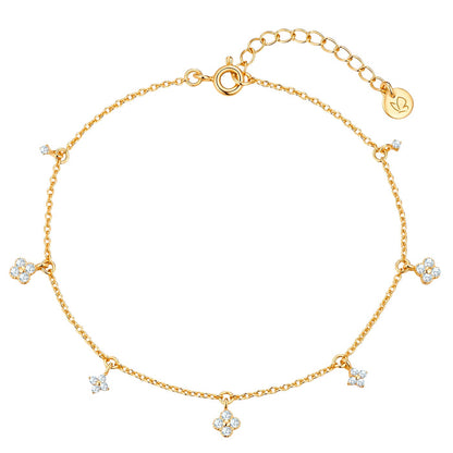 Armband mit Zirkonia-Anhängern