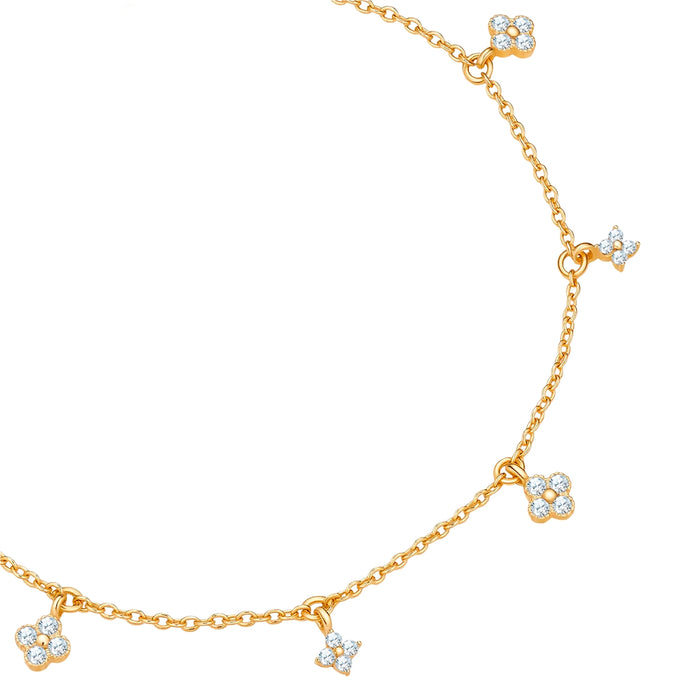 Armband mit Zirkonia-Anhängern