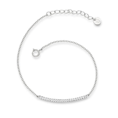 Armband mit Zirkonia weiß