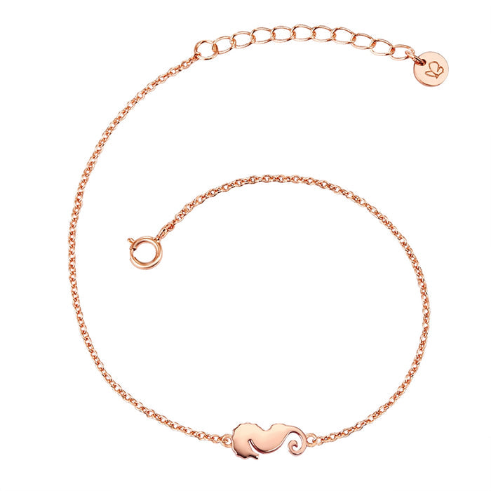 Armband Seepferdchen roségold