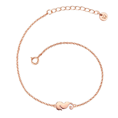 Armband Seepferdchen roségold