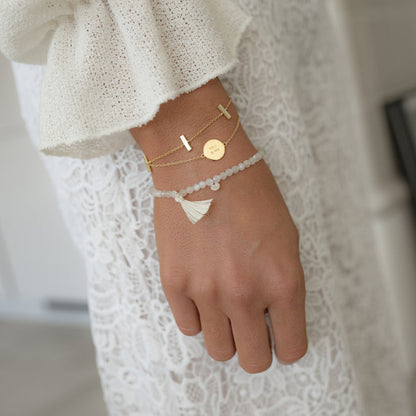 Armband YOU & ME gelbgold