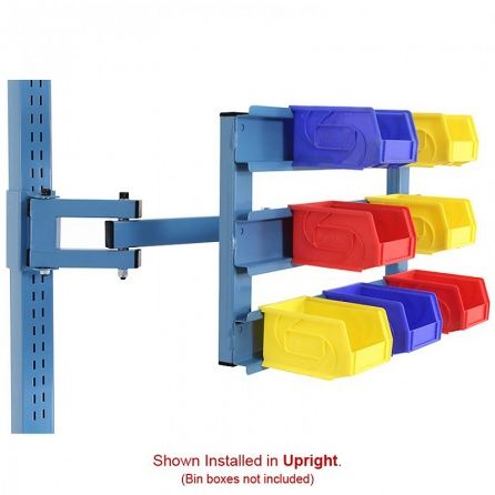 Articulating Bin Box Rail