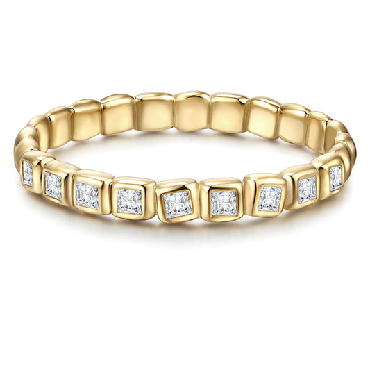 Bandring Zirkonia gold