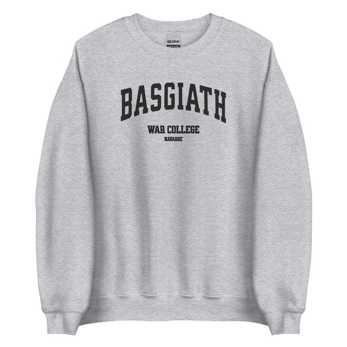 Basgiath War College Embroidered Crewneck Sweatshirt - The Bean Workshop - embroidered, fourth wing, rebecca yarros, sweatshirt