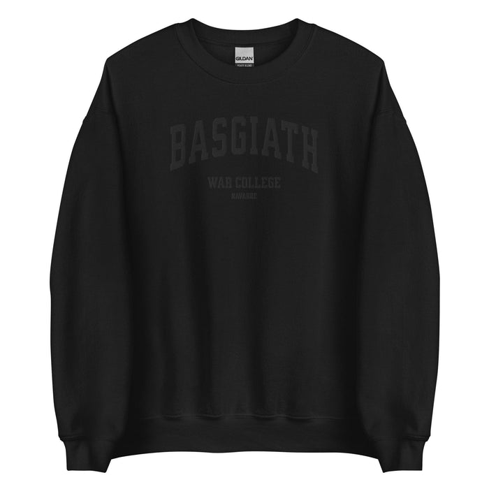 Basgiath War College Embroidered Crewneck Sweatshirt - The Bean Workshop - embroidered, fourth wing, rebecca yarros, sweatshirt