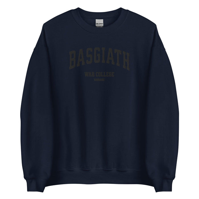 Basgiath War College Embroidered Crewneck Sweatshirt - The Bean Workshop - embroidered, fourth wing, rebecca yarros, sweatshirt