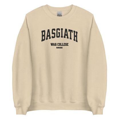 Basgiath War College Embroidered Crewneck Sweatshirt - The Bean Workshop - embroidered, fourth wing, rebecca yarros, sweatshirt