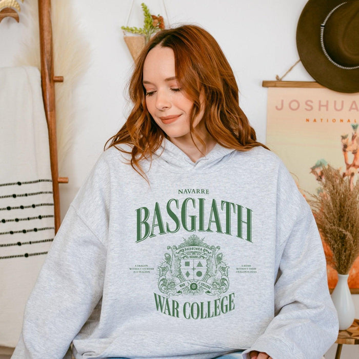 Basgiath War College Hooded Sweater - The Bean Workshop - fourth wing, hoodie, rebecca yarros