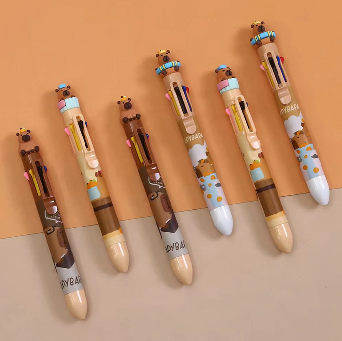 BC Mini - Capybara 8 Colors Ball Pen