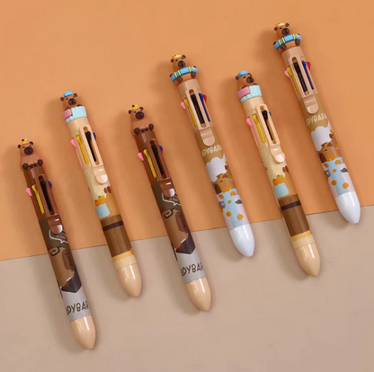BC Mini - Capybara 8 Colors Ball Pen