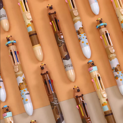BC Mini - Capybara 8 Colors Ball Pen