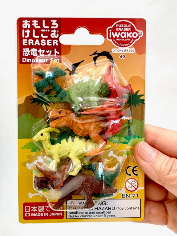 BC Mini - Dinosaur ER-BRI044 Eraser Cardset