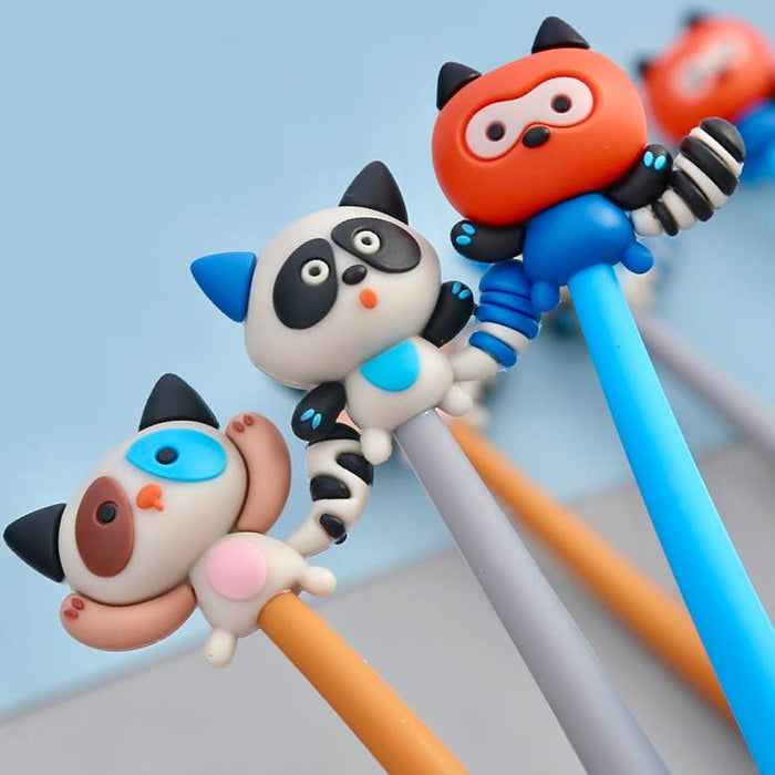 BC Mini - Raccoon Wiggle Gel Pen