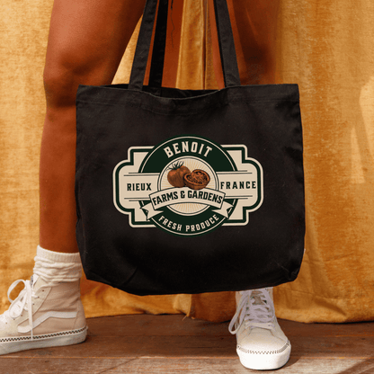 Benoit Farms & Garden Organic Cotton Twill Tote Bag - The Bean Workshop - bag, marissa meyer, the lunar chronicles, tote