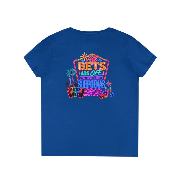 Bets Off ' V-Neck T-Shirt Crime Con 26'