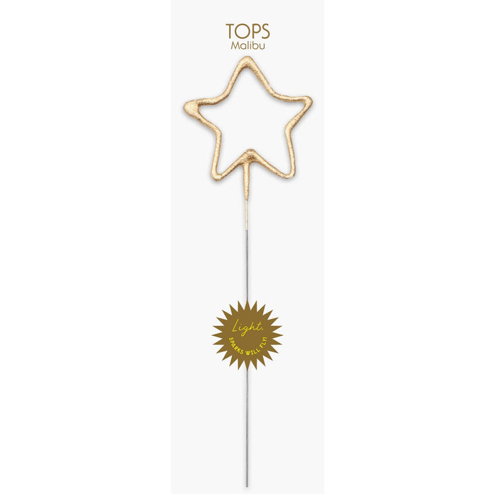 Big 8" Gold Star Sparkler Wand - Celebrate