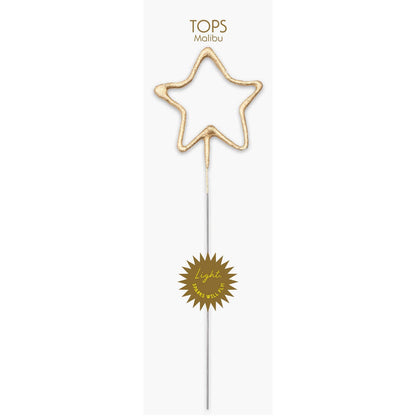 Big 8" Gold Star Sparkler Wand - Celebrate