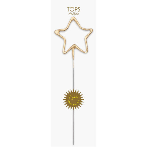 Big 8" Gold Star Sparkler Wand - Celebrate