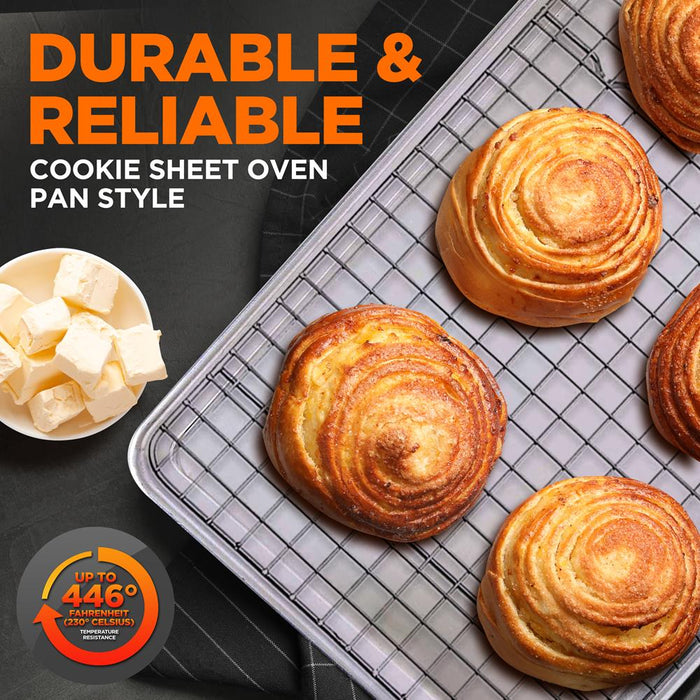 Big Baking Sheet Pan With Cooling Rack