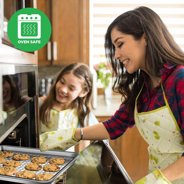 Big Baking Sheet Pan With Cooling Rack