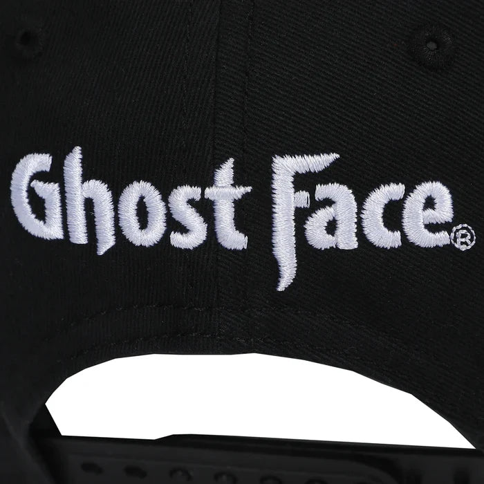 Bioworld Ghostface - Character Embroidered AOP Men's Black Snapback Hat