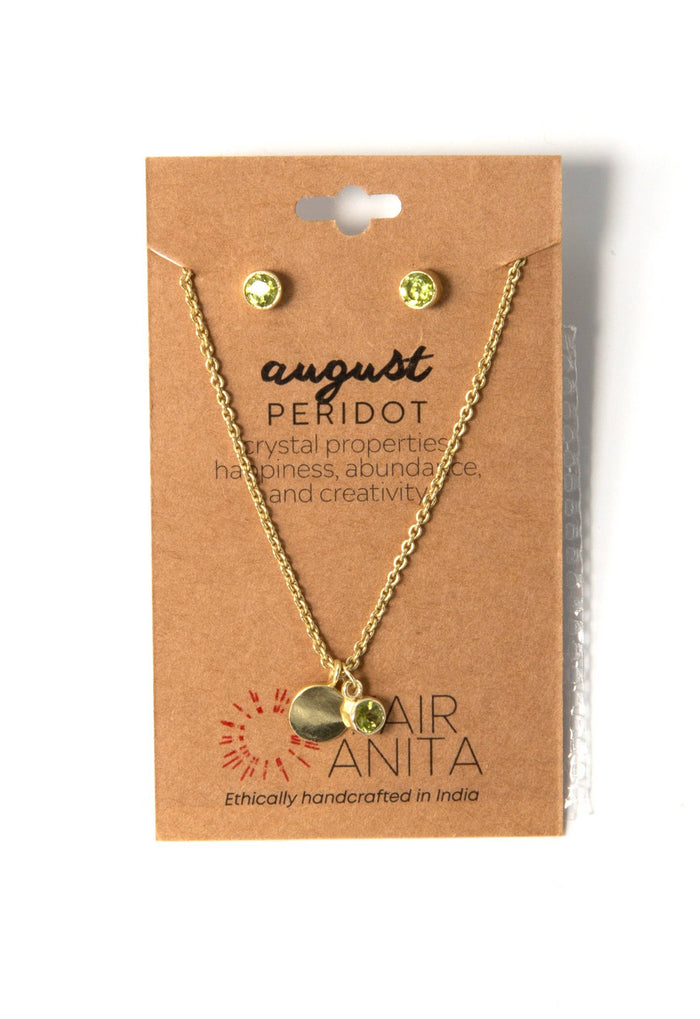 Birthstone Crystal Set: August Peridot