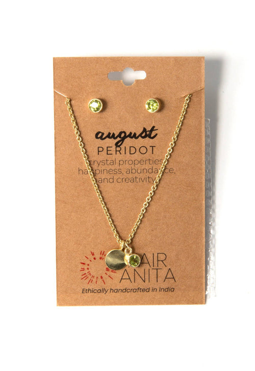 Birthstone Crystal Set: August Peridot