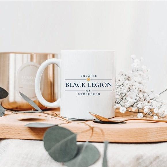 Black Legion Sorcerer Coffee Mug - The Bean Workshop - air awakens, ceramic mug, elise kova, mug